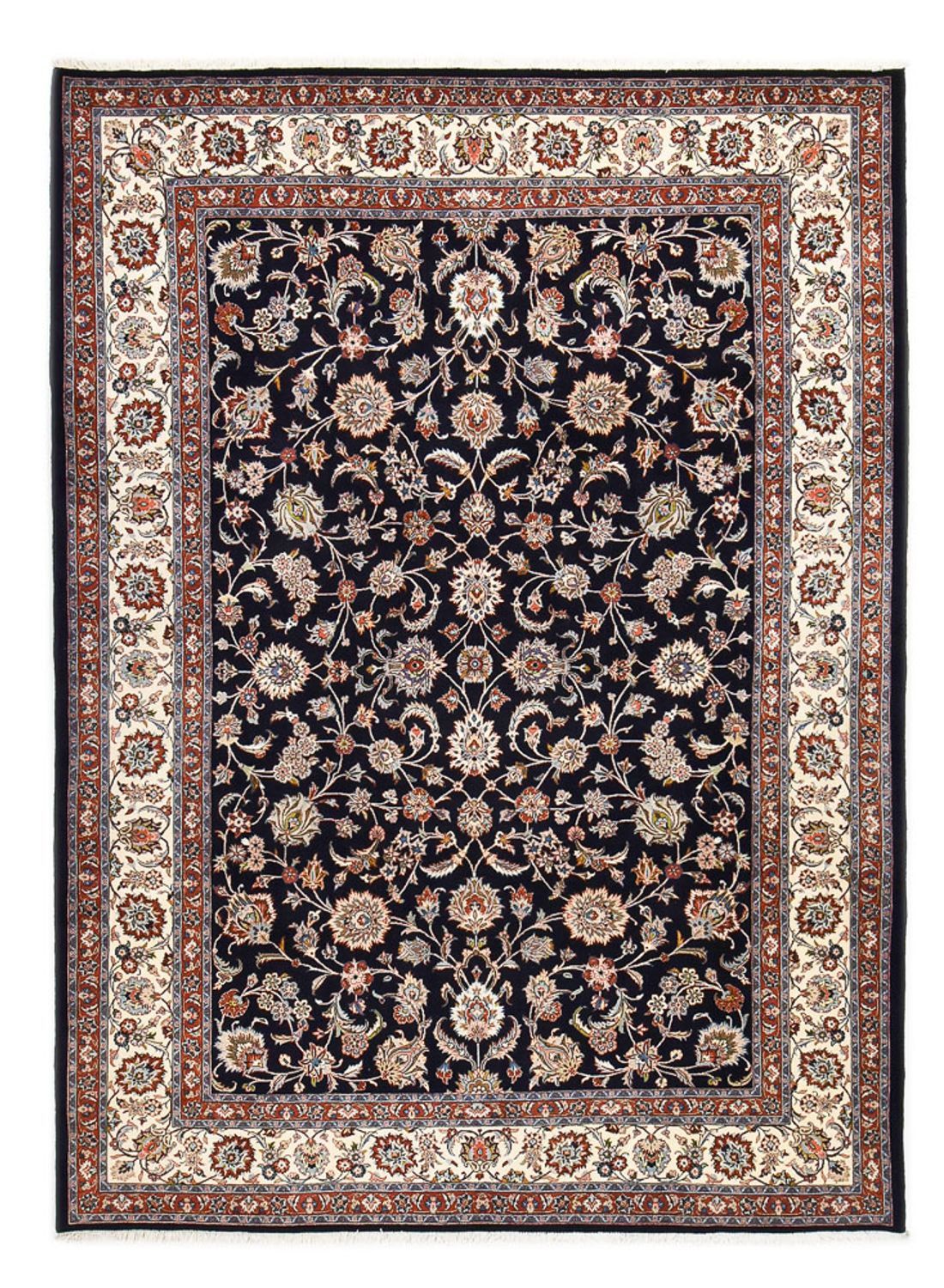 Persisk tæppe - Classic - Royal - 343 x 250 cm - mørkeblå