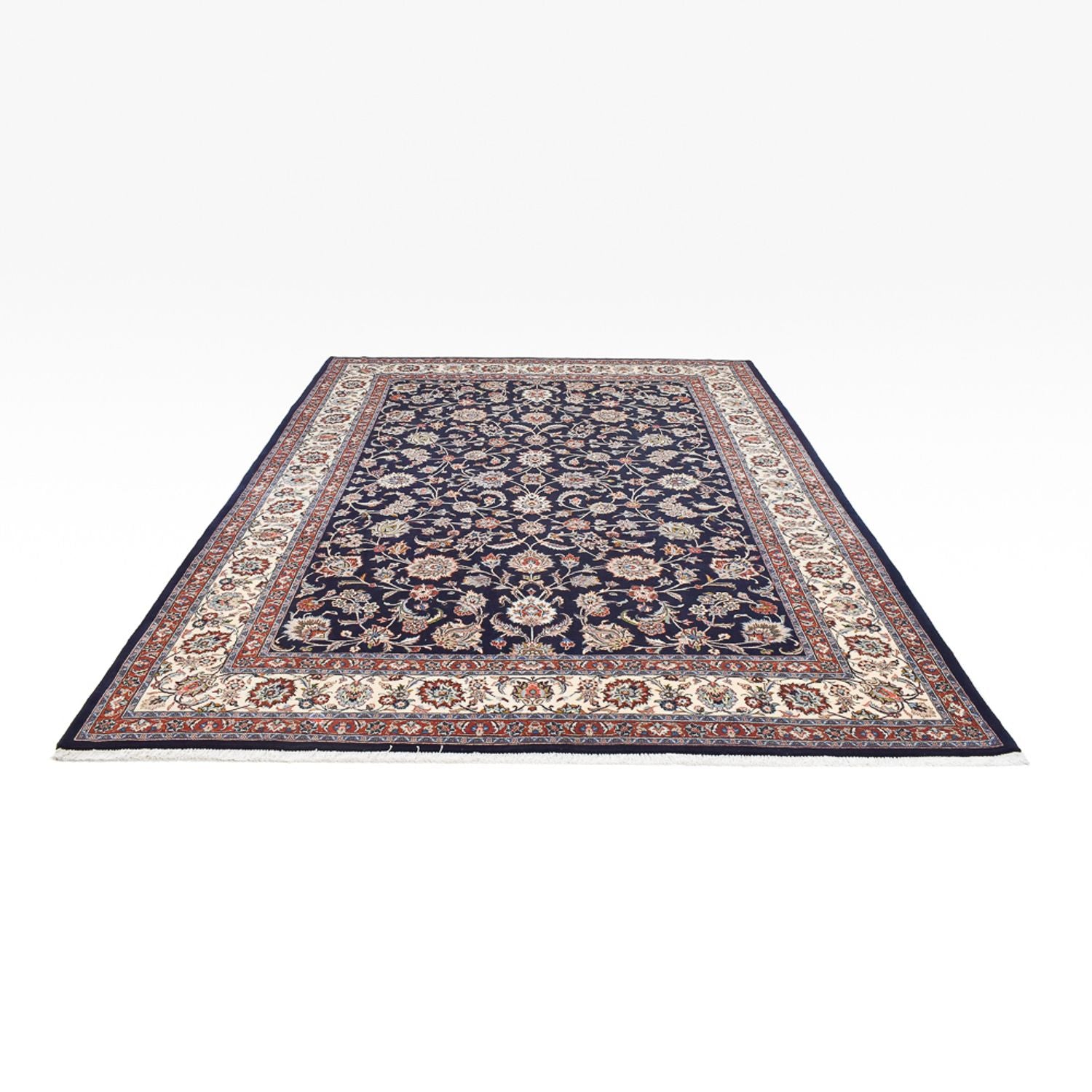 Persisk tæppe - Classic - Royal - 343 x 250 cm - mørkeblå