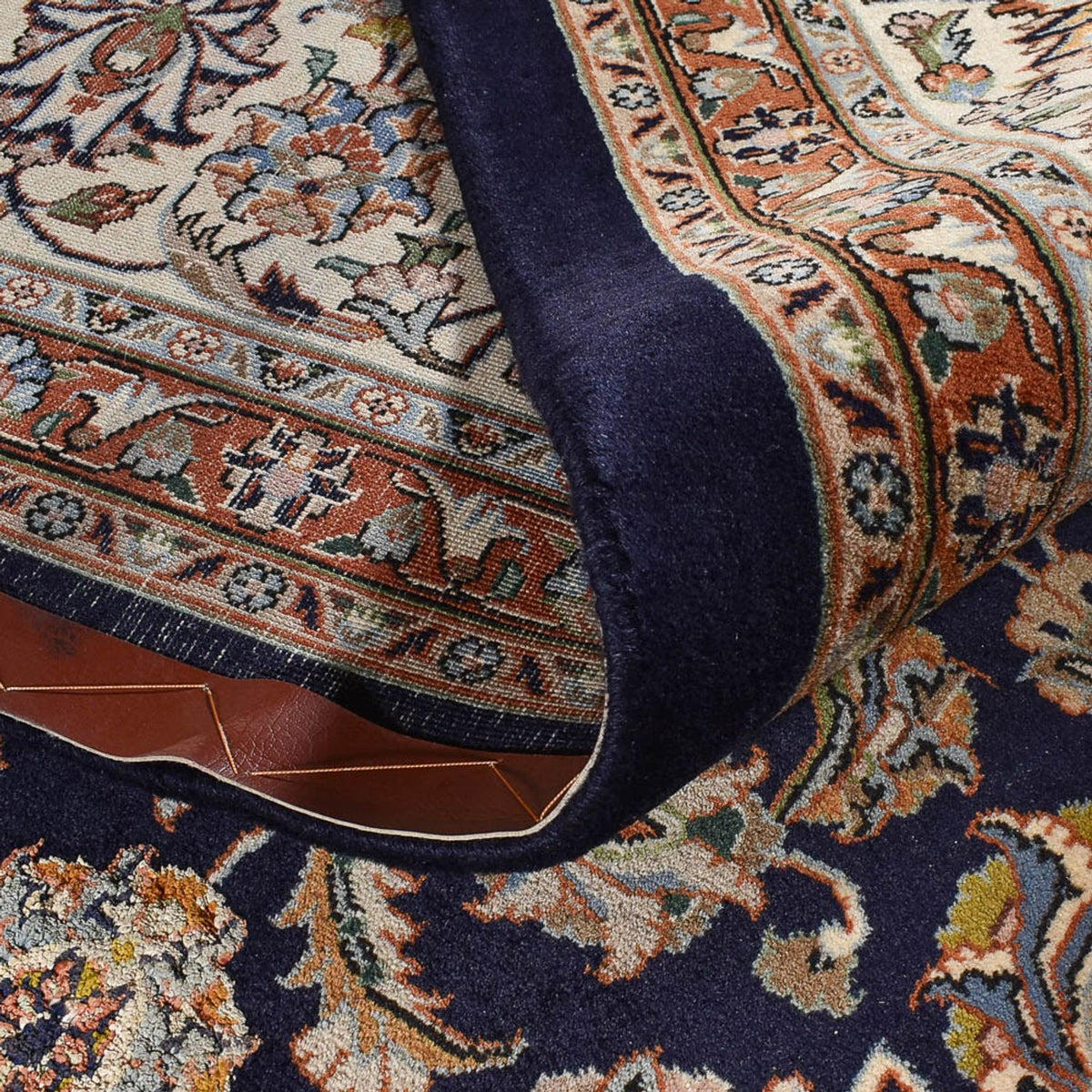 Persisk tæppe - Classic - Royal - 396 x 300 cm - mørkeblå