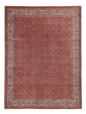 Persisk tæppe - Bijar - 392 x 300 cm - bordeaux rød