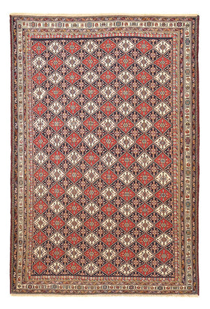 Kelim-tæppe - orientalsk - 289 x 193 cm - lysrød