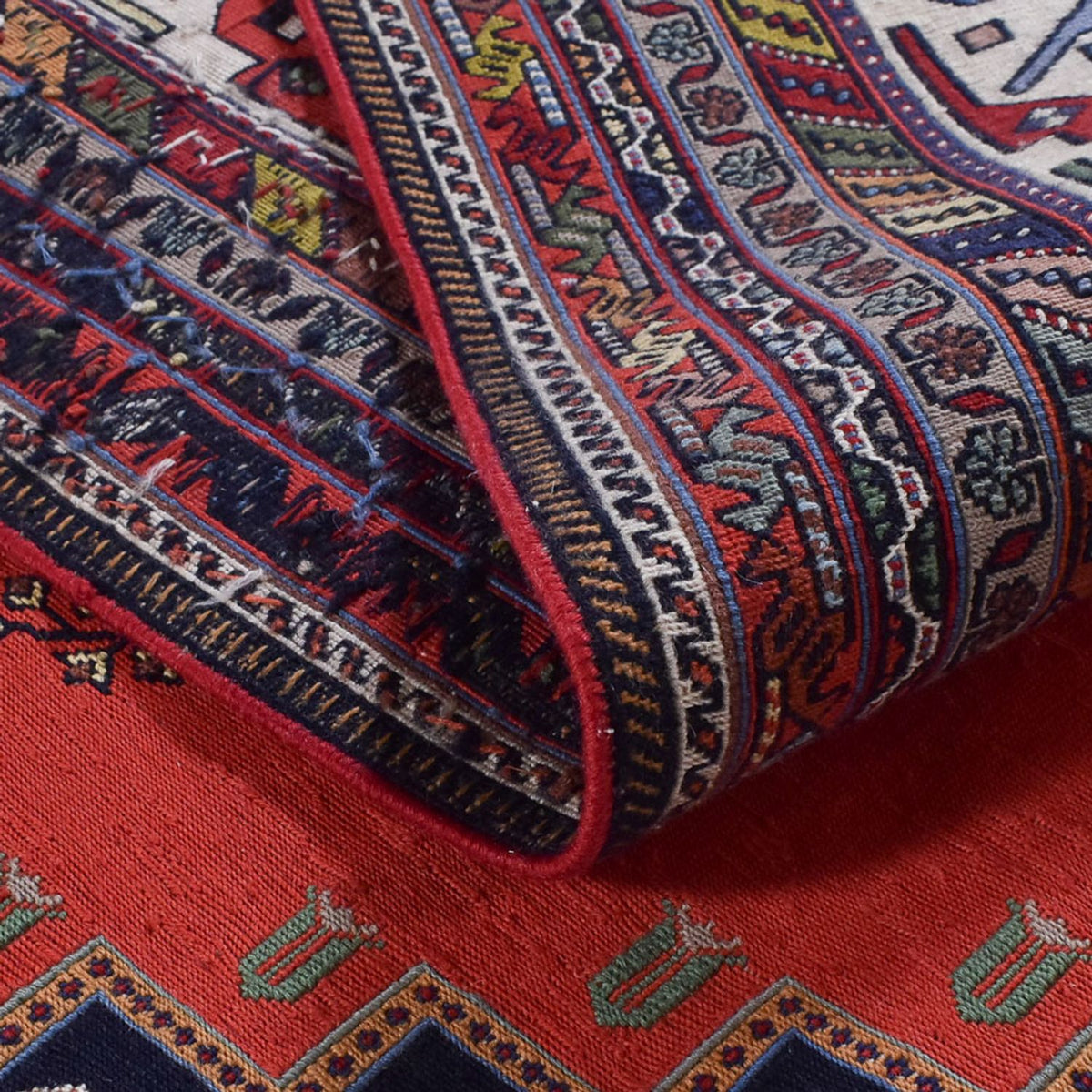 Kelim-tæppe - orientalsk - 297 x 198 cm - flerfarvet