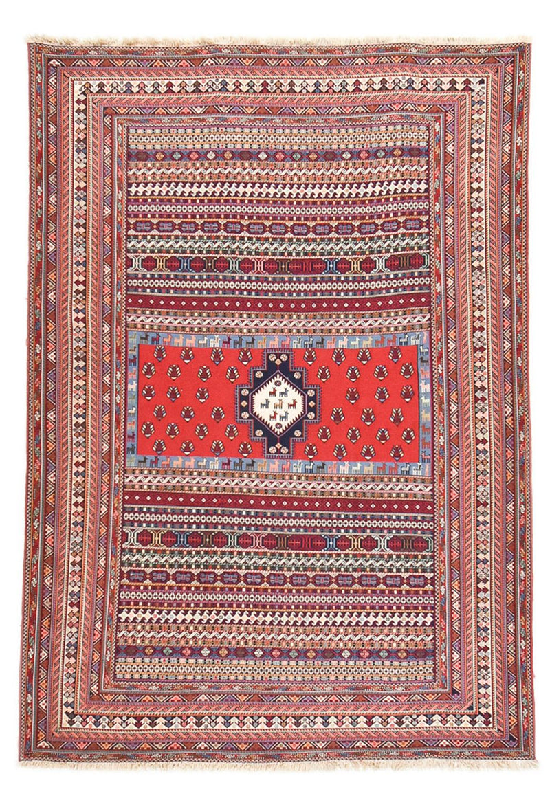 Kelim-tæppe - orientalsk - 289 x 200 cm - flerfarvet
