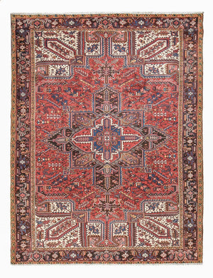 Persisk tæppe - Nomadisk - 335 x 253 cm - rød