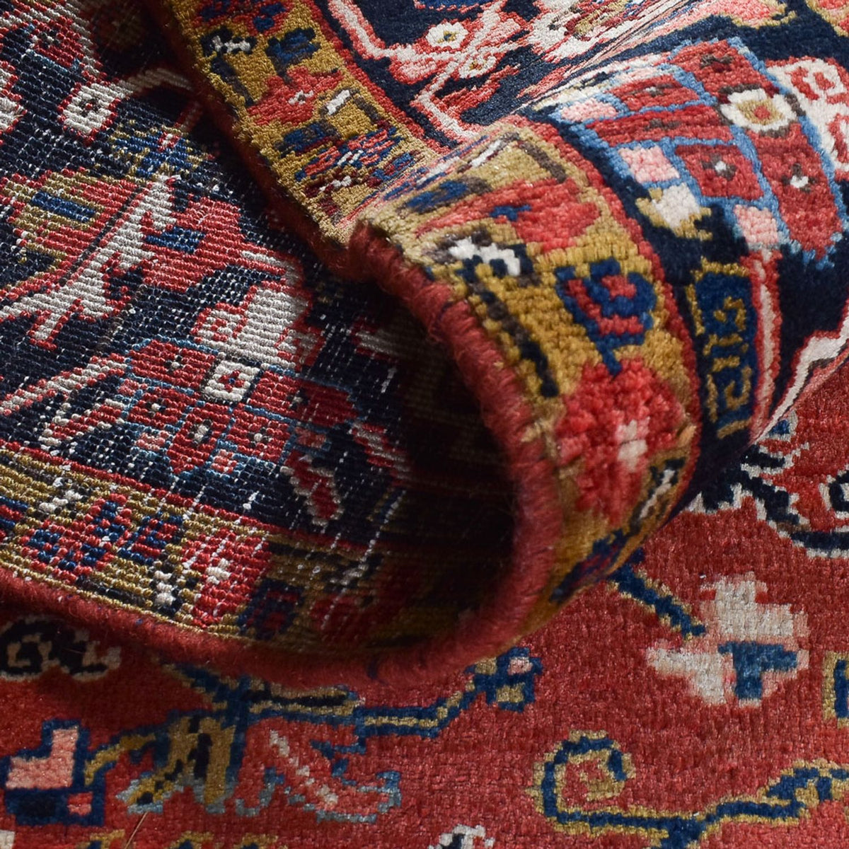 Persisk tæppe - Nomadisk - 342 x 251 cm - rød