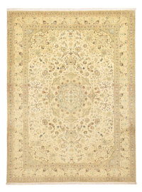 Persisk tæppe - Tabriz - Royal - 342 x 252 cm - lys beige