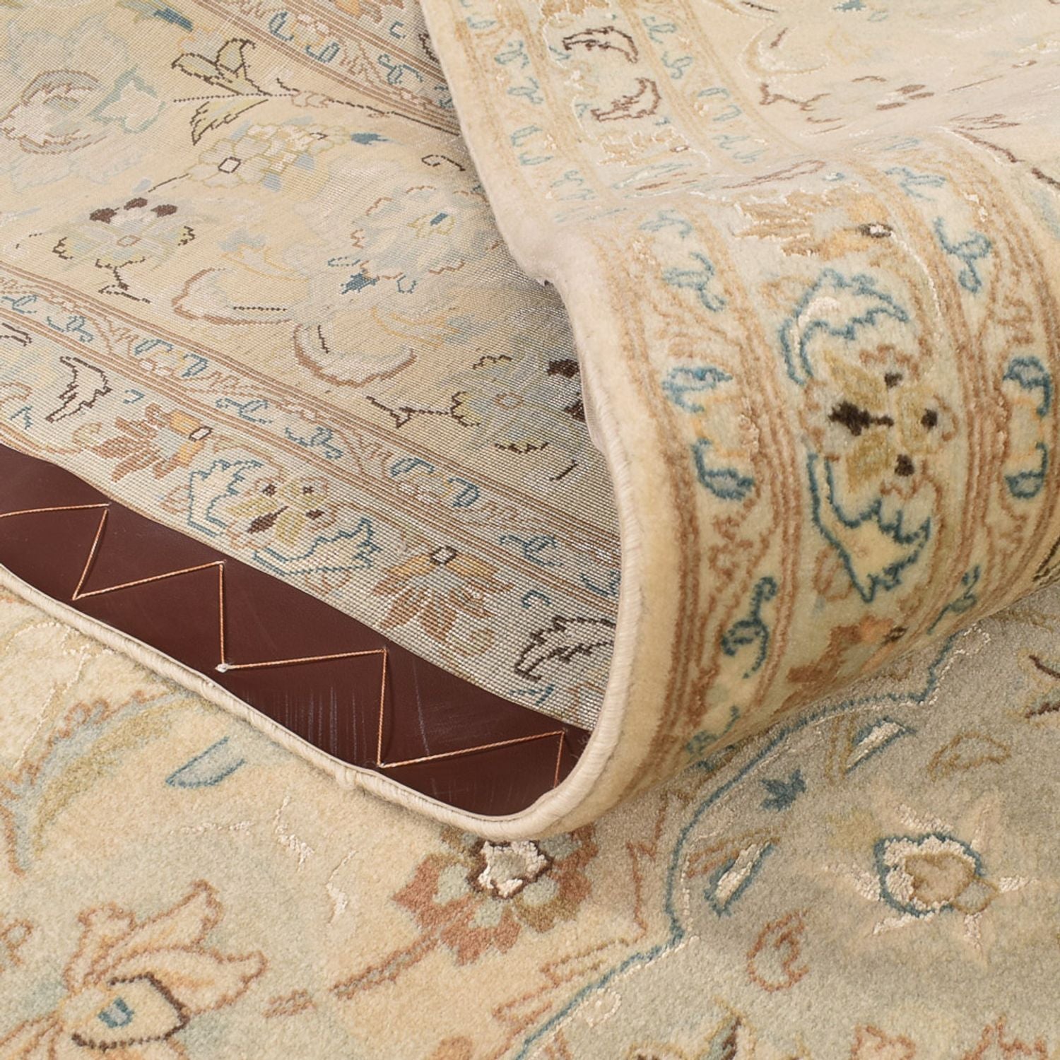 Persisk tæppe - Tabriz - Royal - 342 x 252 cm - lys beige