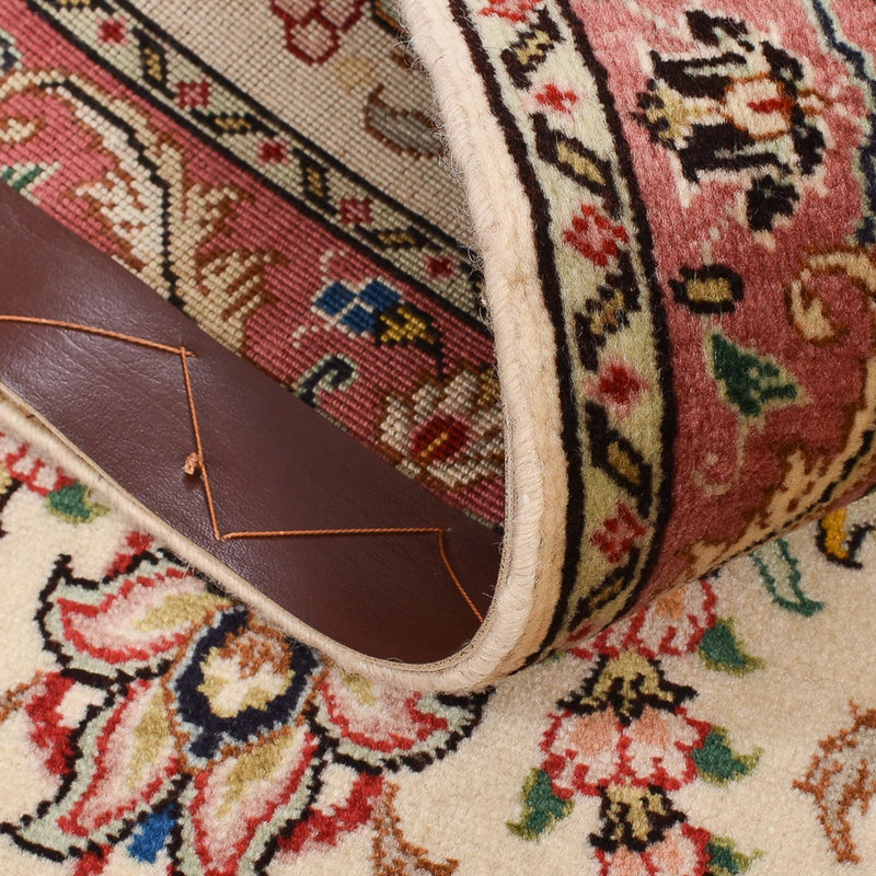 Løber Persisk tæppe - Tabriz - Royal - 286 x 70 cm - beige