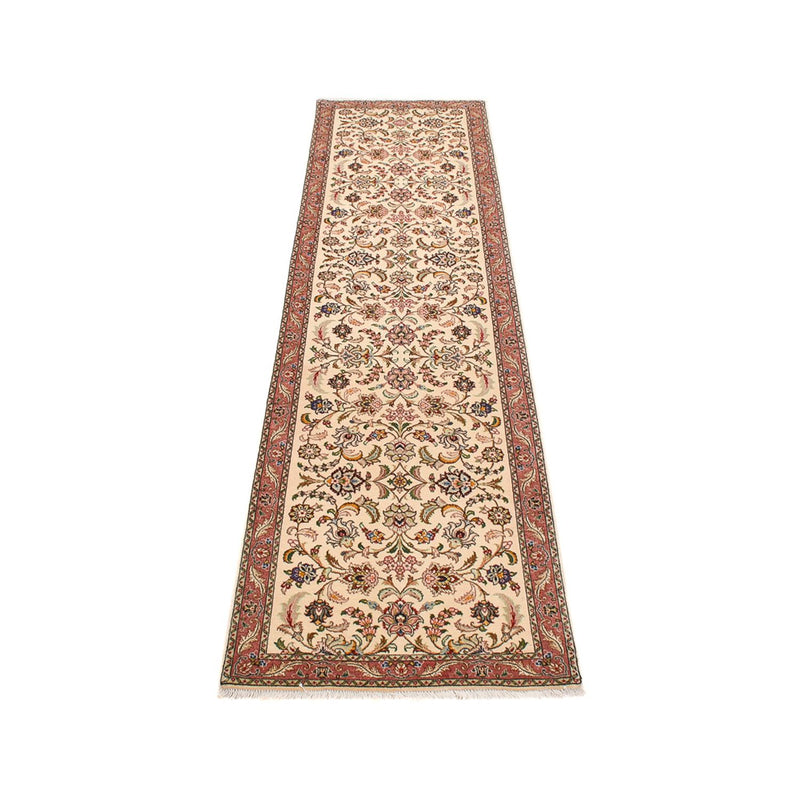 Løber Persisk tæppe - Tabriz - Royal - 286 x 70 cm - beige