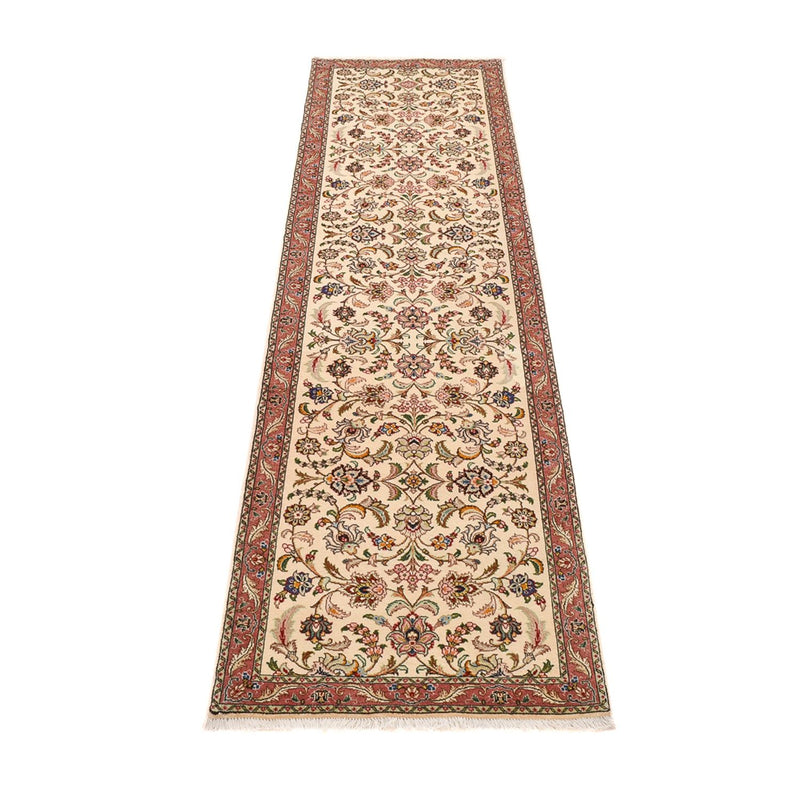 Løber Persisk tæppe - Tabriz - Royal - 284 x 70 cm - beige