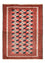 Baluch-tæppe - 130 x 95 cm - flerfarvet
