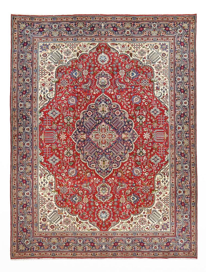 Persisk tæppe - Tabriz - Royal - 396 x 298 cm - rød