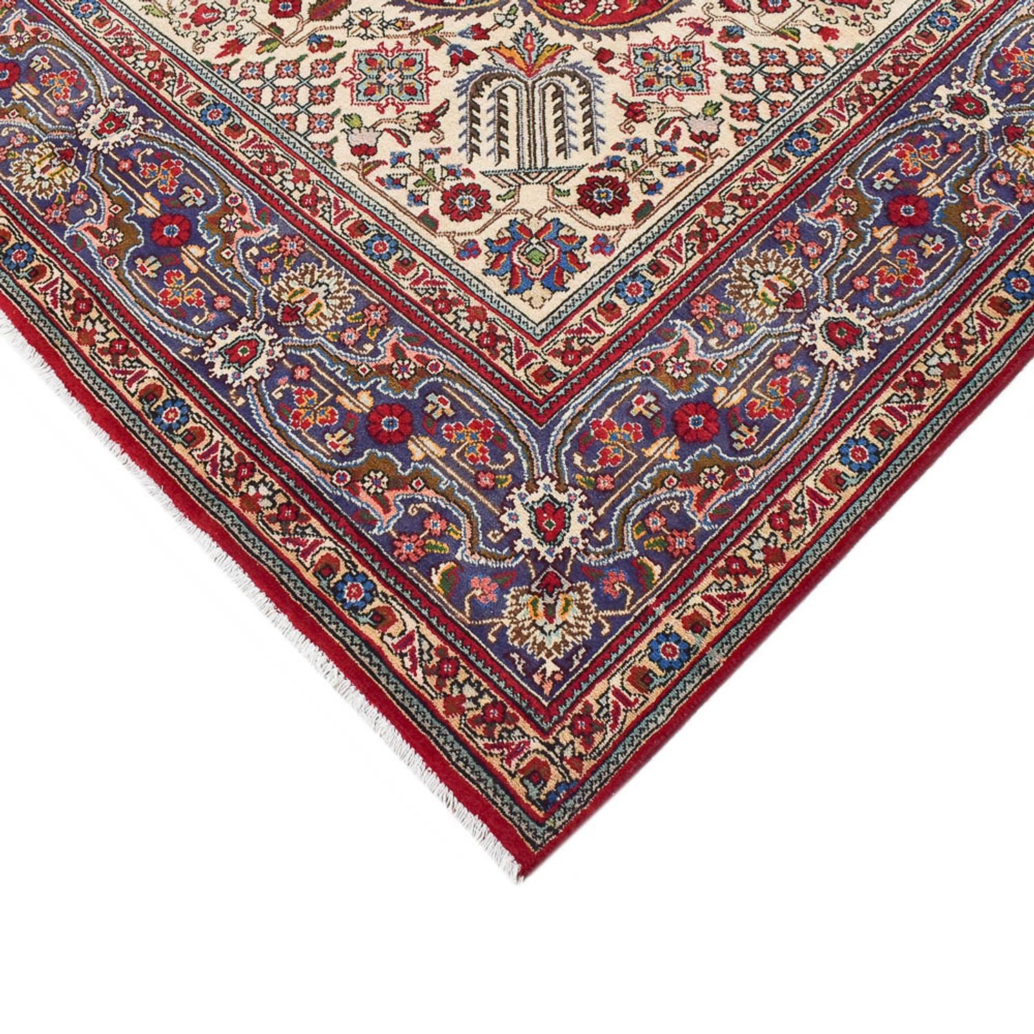Persisk tæppe - Tabriz - Royal - 396 x 298 cm - rød