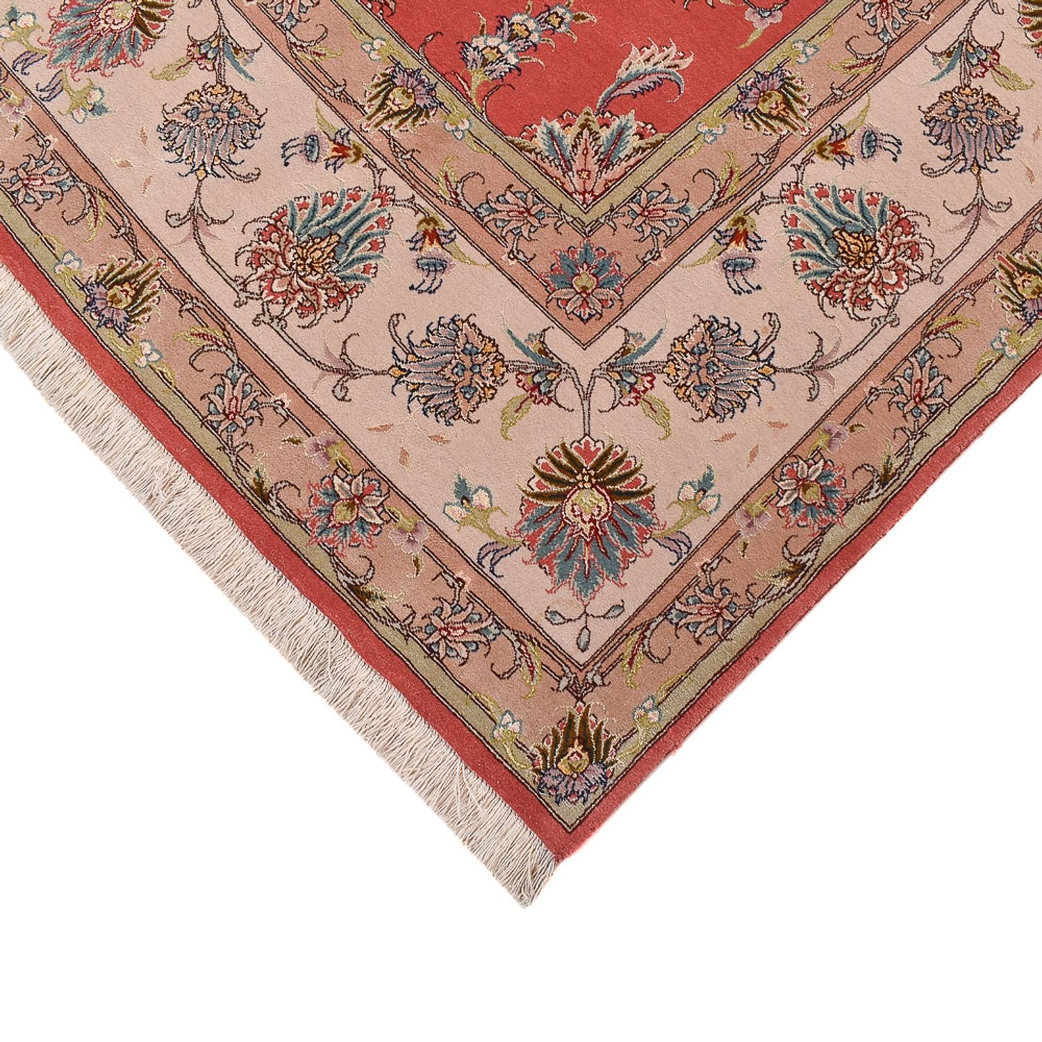 Persisk tæppe - Tabriz - Royal - 309 x 242 cm - rød