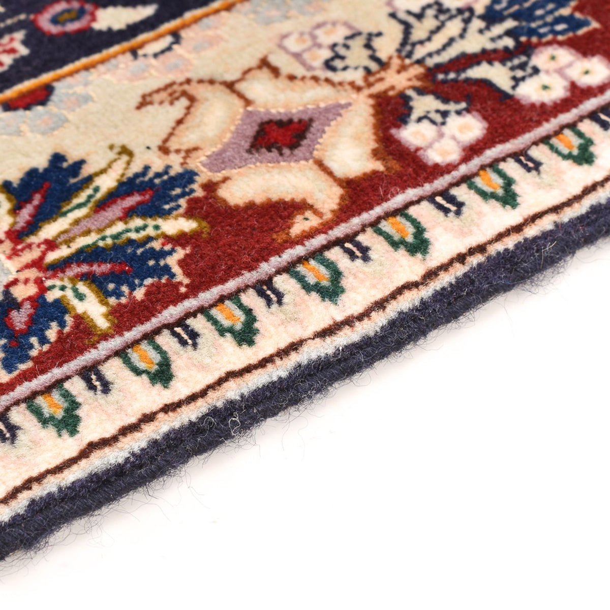 Persisk tæppe - Tabriz - Royal - 90 x 60 cm - mørkeblå