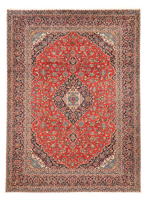 Persisk tæppe - Keshan - 385 x 289 cm - rød