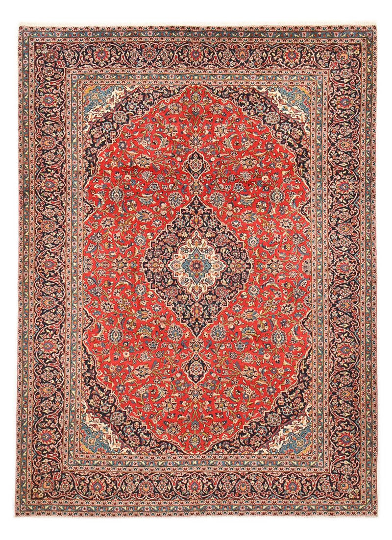 Persisk tæppe - Keshan - 385 x 289 cm - rød