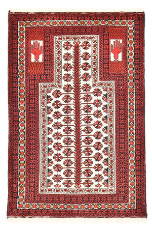 Baluch-tæppe - 143 x 99 cm - flerfarvet