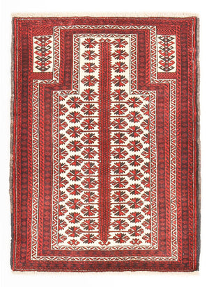 Baluch-tæppe - 137 x 100 cm - flerfarvet