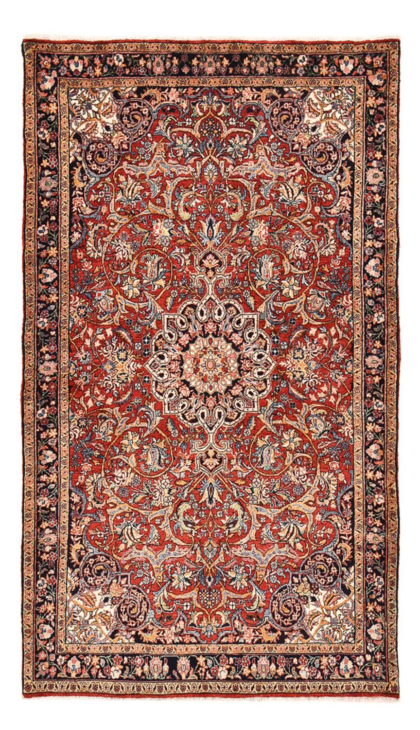 Persisk tæppe - Bijar - 225 x 132 cm - rød