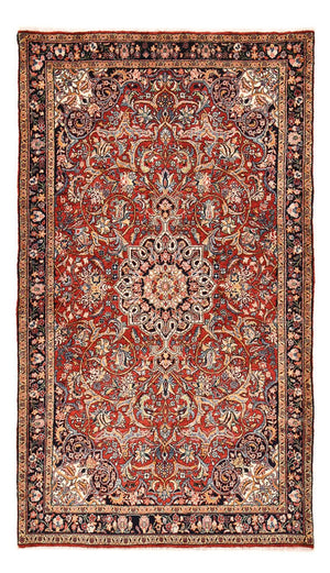Persisk tæppe - Bijar - 225 x 132 cm - rød
