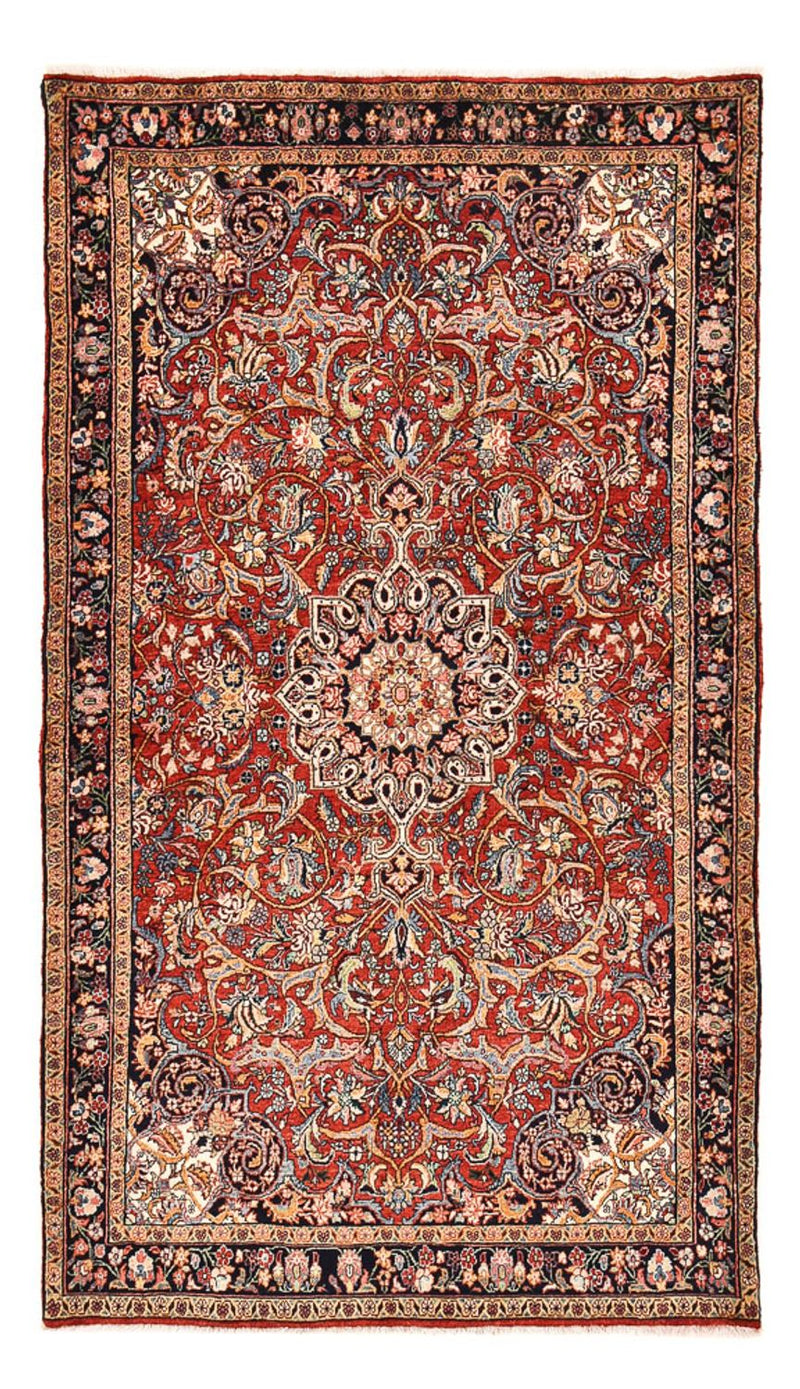 Persisk tæppe - Bijar - 225 x 132 cm - rød