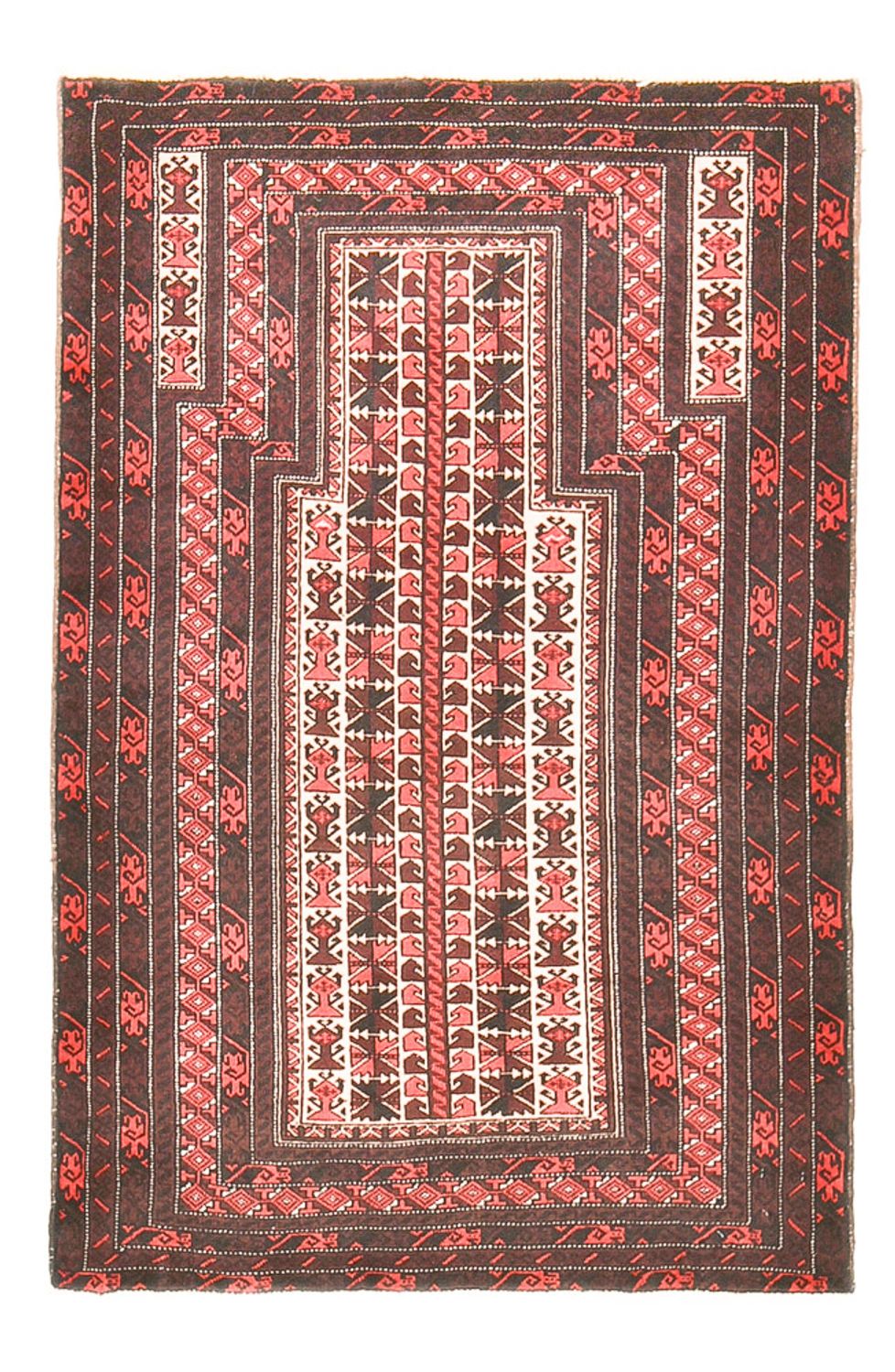 Baluch-tæppe - 146 x 98 cm - flerfarvet