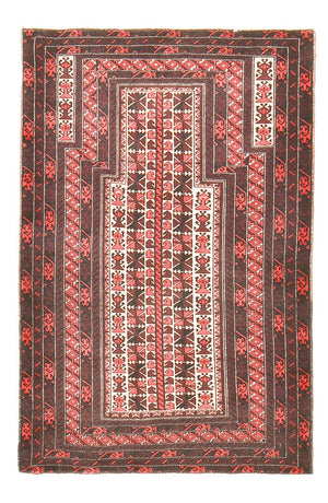 Baluch-tæppe - 146 x 98 cm - flerfarvet