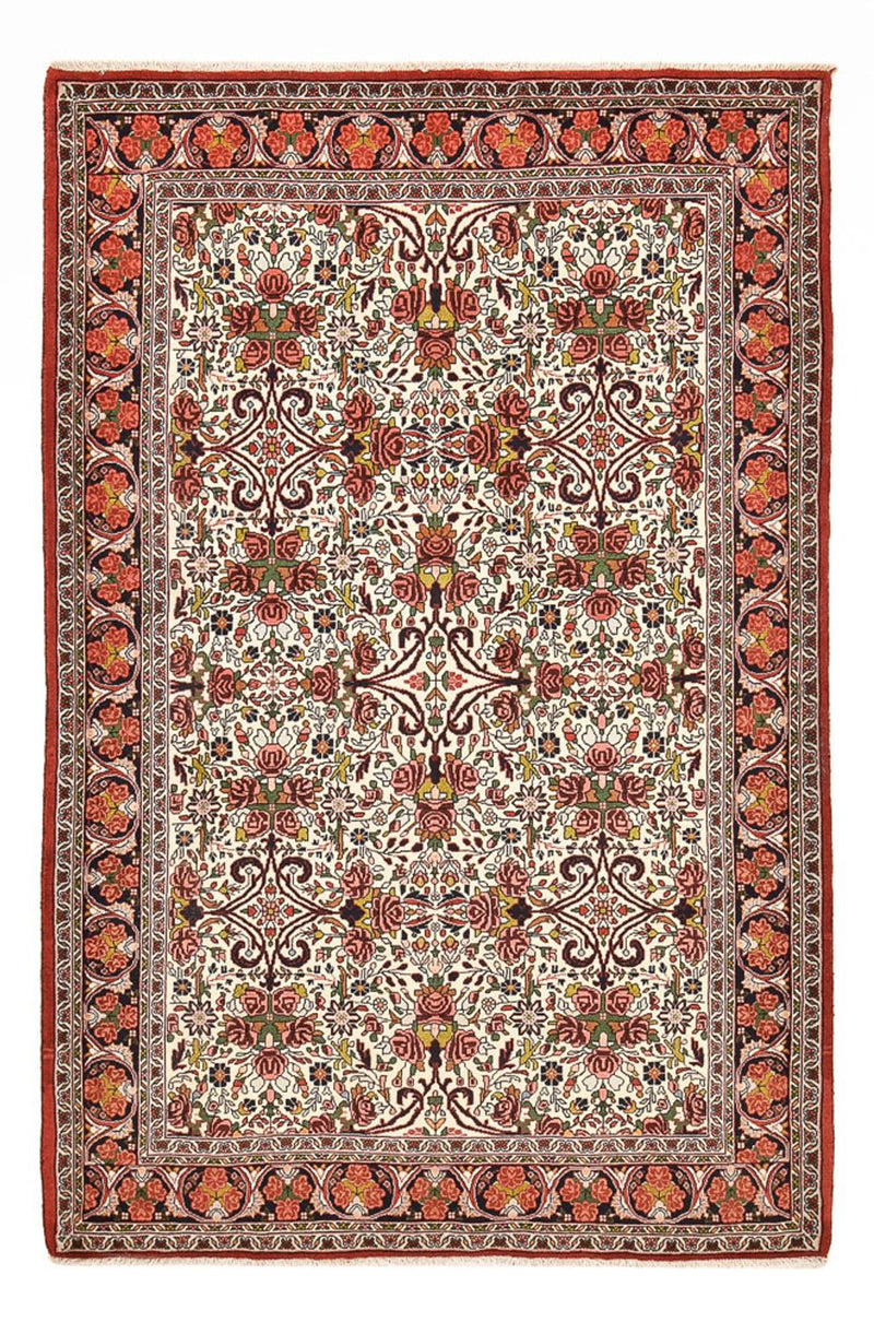 Persisk tæppe - Bijar - 214 x 142 cm - creme