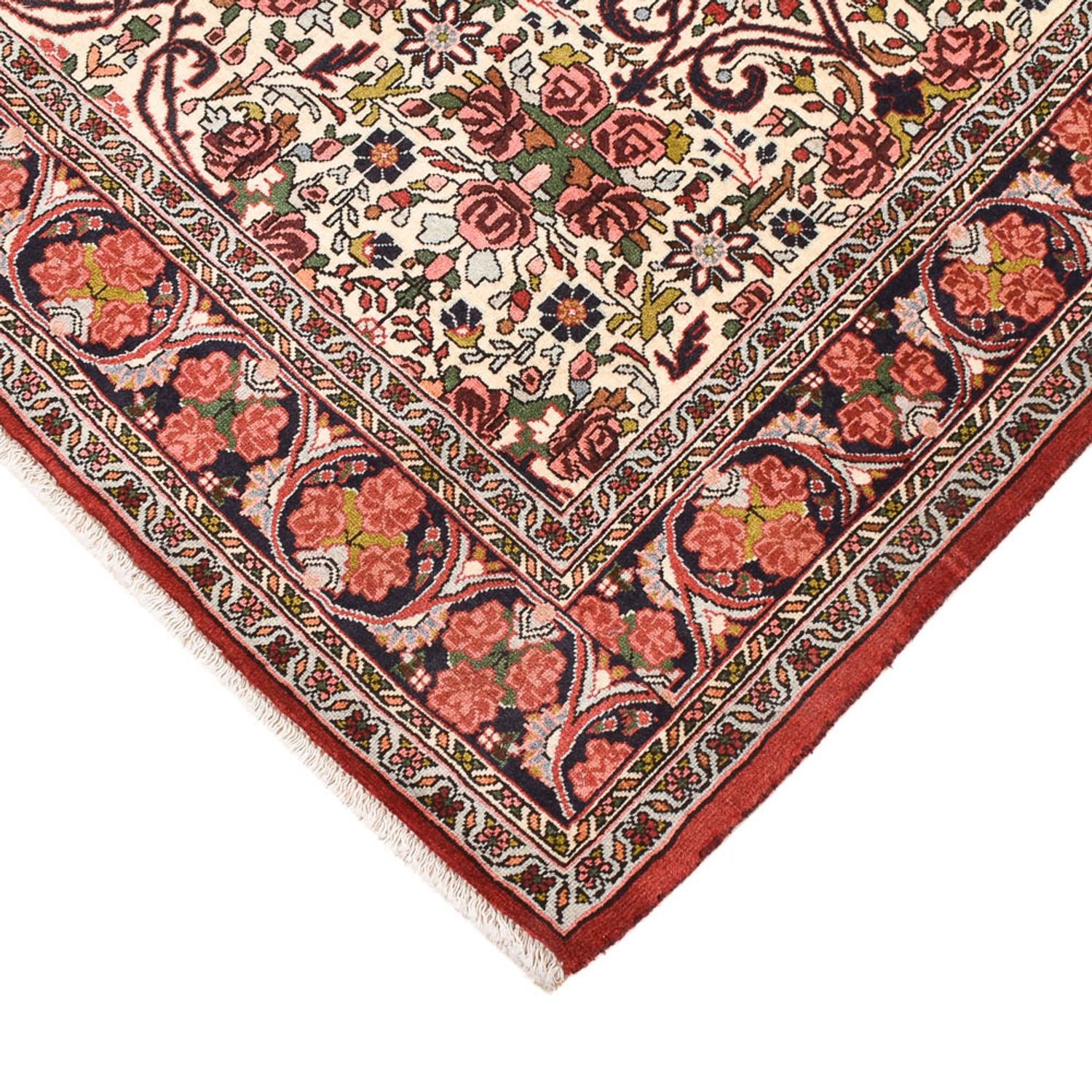 Persisk tæppe - Bijar - 214 x 142 cm - creme