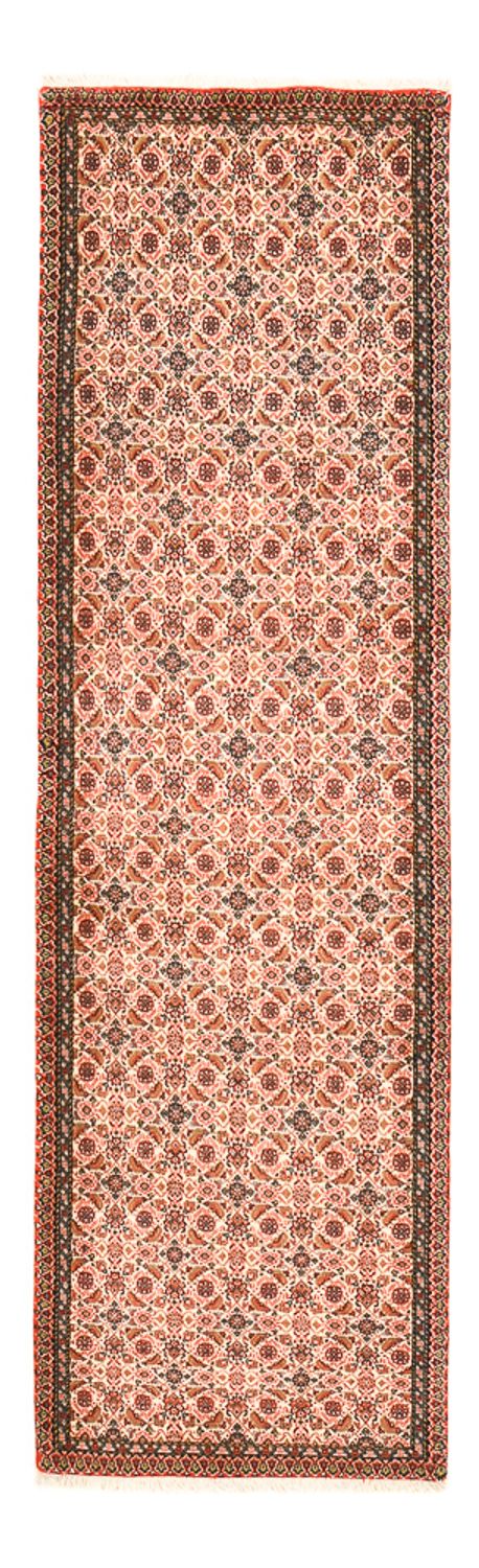 Løber Persisk tæppe - Tabriz - 282 x 83 cm - lysrød