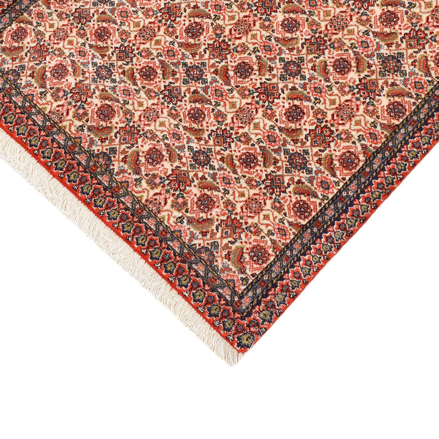 Løber Persisk tæppe - Tabriz - 282 x 83 cm - lysrød