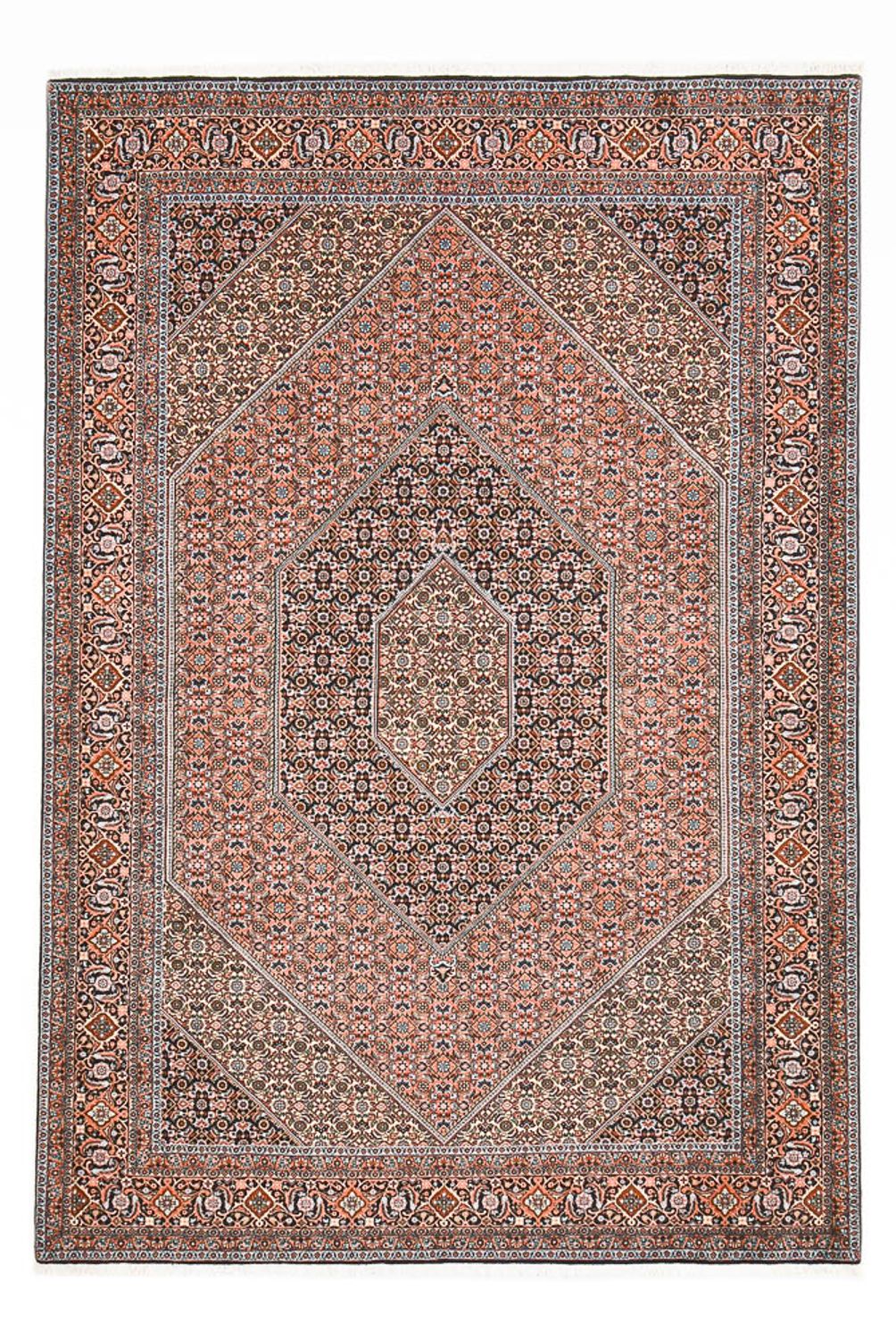 Persisk tæppe - Bijar - 300 x 206 cm - rust