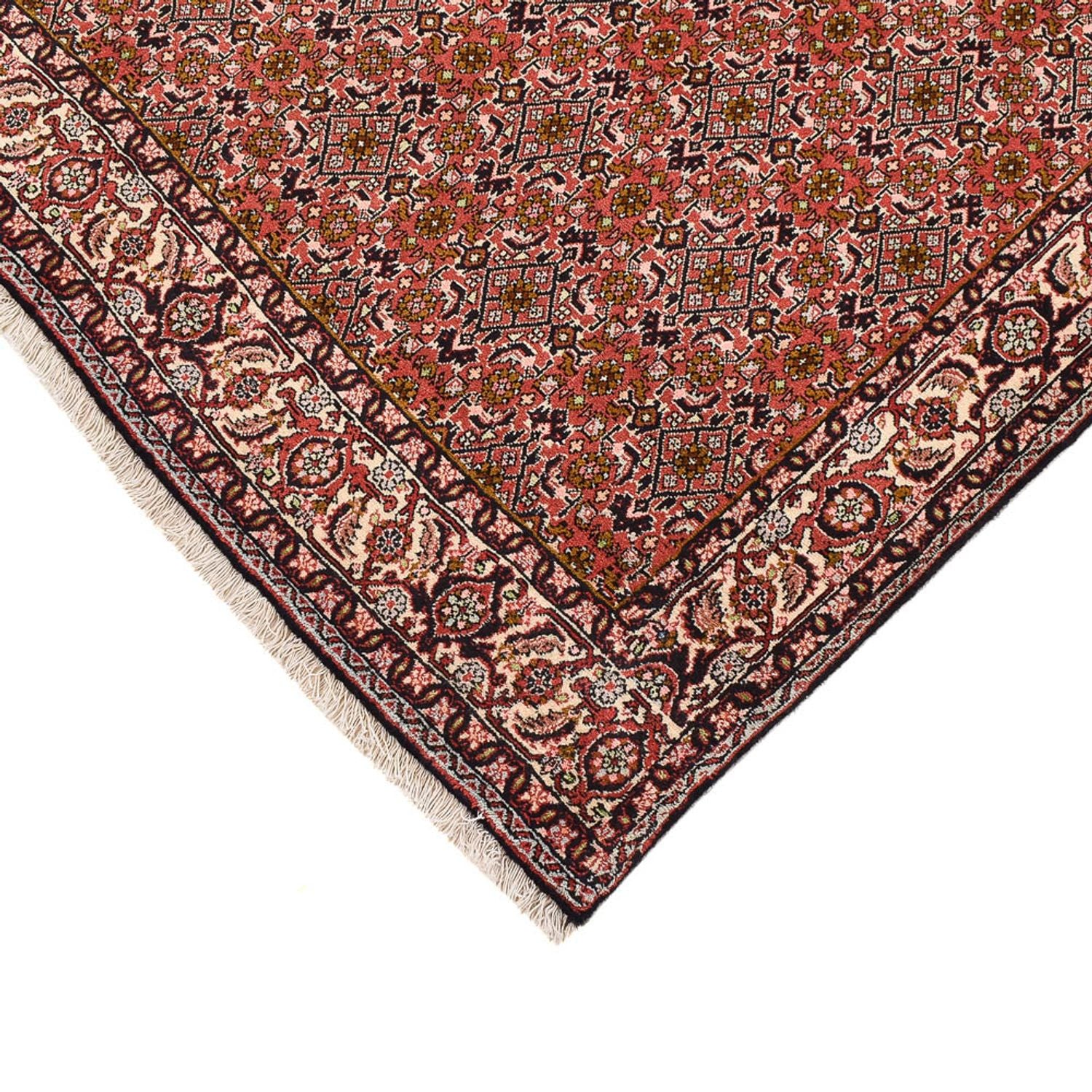 Persisk tæppe - Bijar - 218 x 128 cm - rust