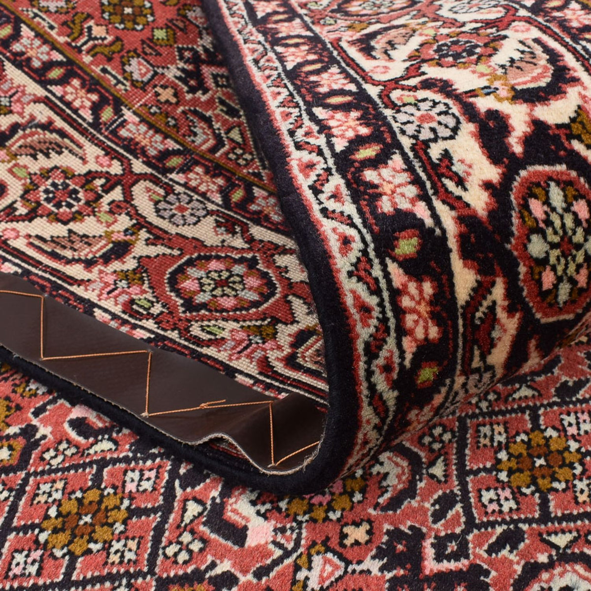 Persisk tæppe - Bijar - 218 x 128 cm - rust