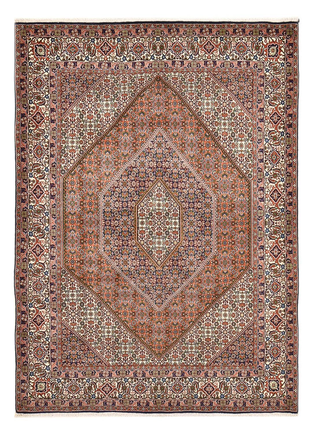 Persisk tæppe - Bijar - 238 x 173 cm - rust