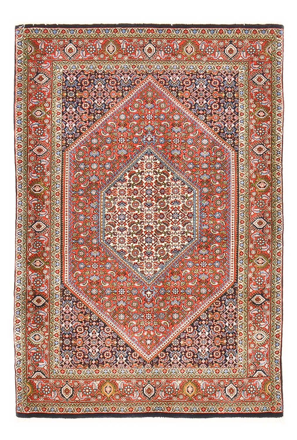 Persisk tæppe - Bijar - 165 x 111 cm - rust