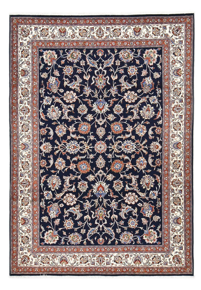 Persisk tæppe - Classic - Royal - 342 x 243 cm - mørkeblå
