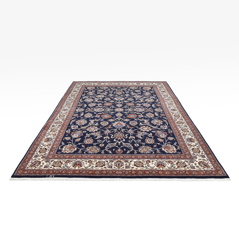 Persisk tæppe - Classic - Royal - 342 x 243 cm - mørkeblå