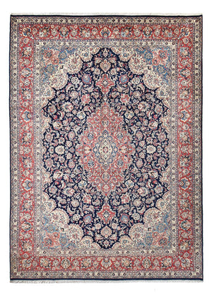 Persisk tæppe - Classic - Royal - 408 x 300 cm - mørkeblå