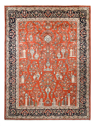 Persisk tæppe - Classic - Royal - 398 x 298 cm - rød