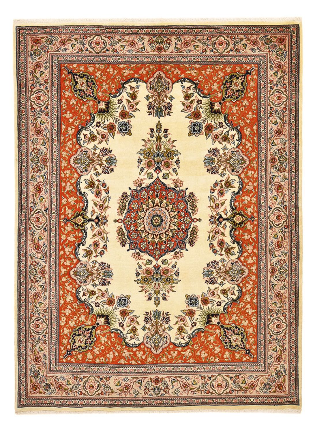 Persisk tæppe - Classic - 241 x 175 cm - flerfarvet