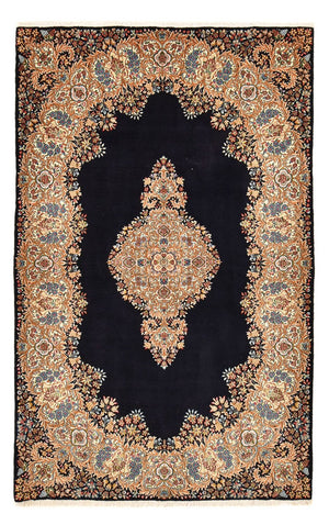 Persisk tæppe - Royal - 243 x 155 cm - mørkeblå
