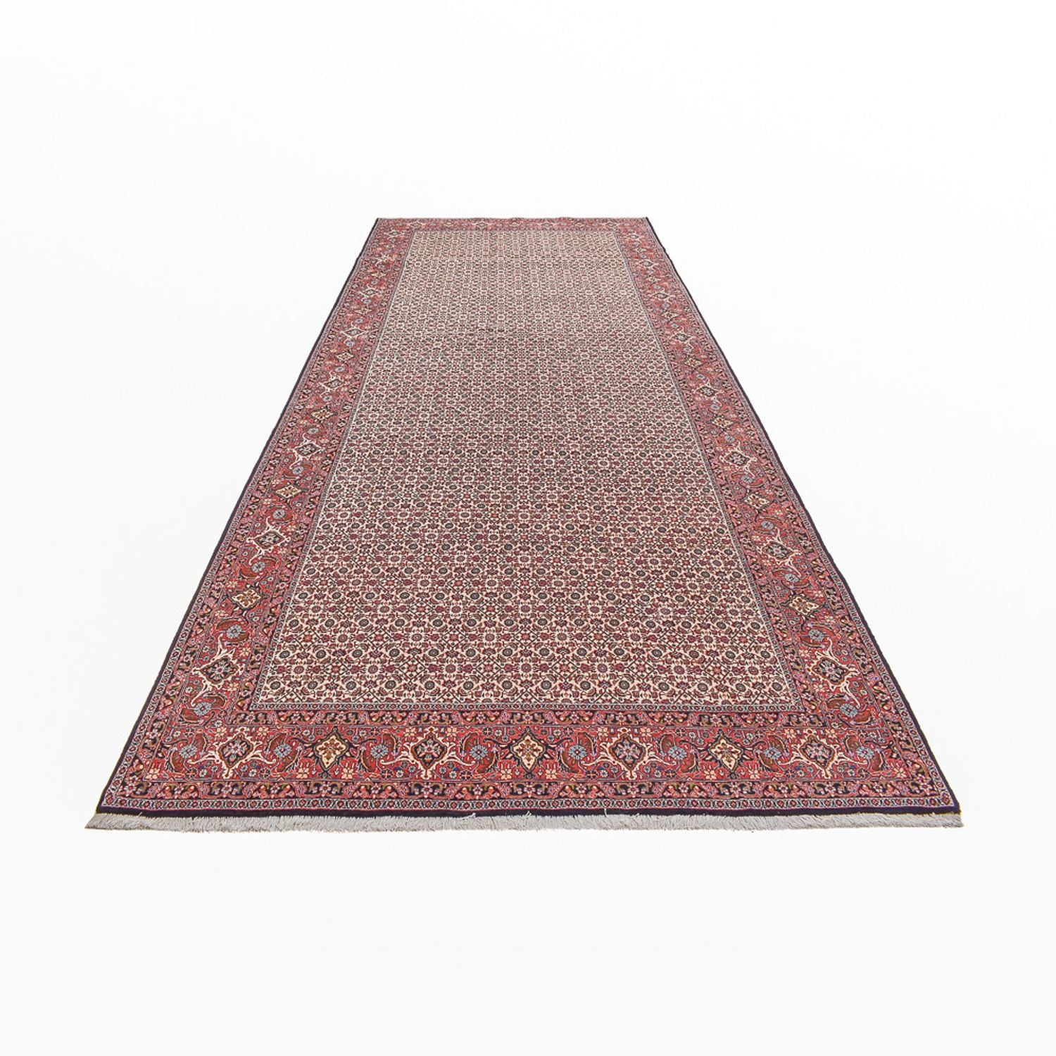 Løber Persisk tæppe - Bijar - 494 x 204 cm - rust