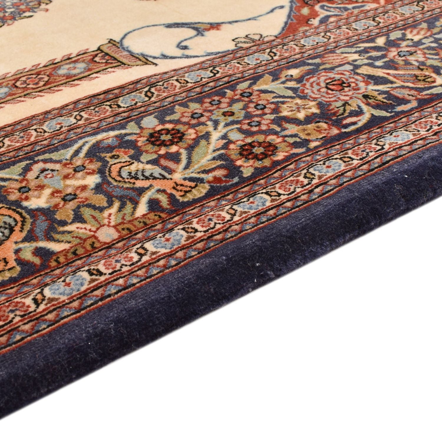 Persisk tæppe - Ghom - Royal - 204 x 132 cm - beige