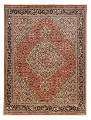 Persisk tæppe - Tabriz - Royal - 200 x 152 cm - rød