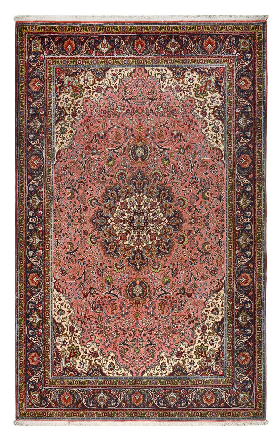 Persisk tæppe - Tabriz - Royal - 313 x 200 cm - lysrød