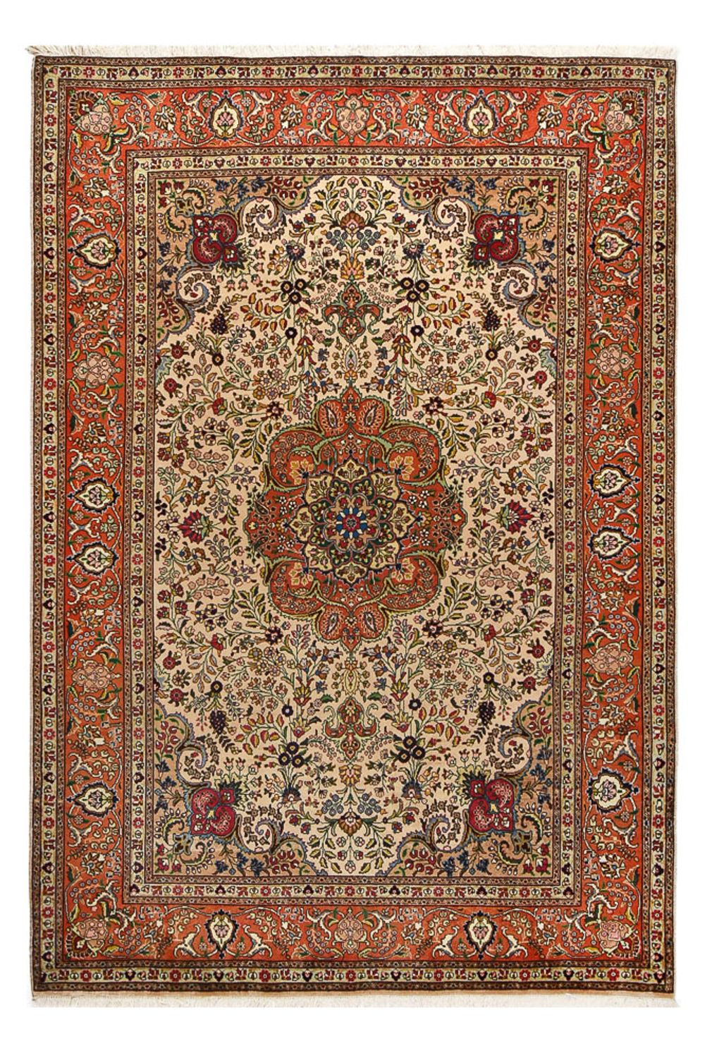 Persisk tæppe - Tabriz - Royal - 290 x 195 cm - sand
