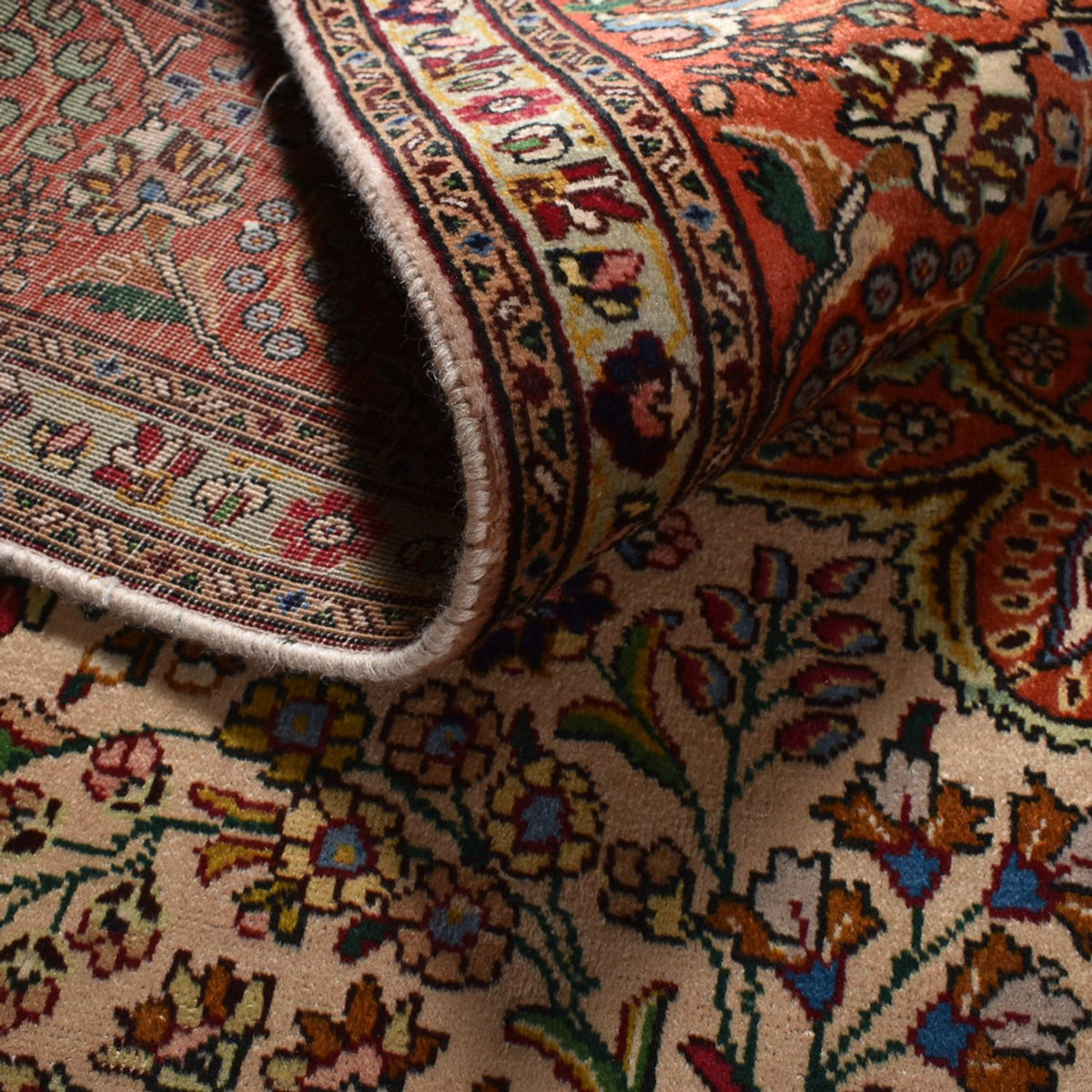 Persisk tæppe - Tabriz - Royal - 290 x 195 cm - sand