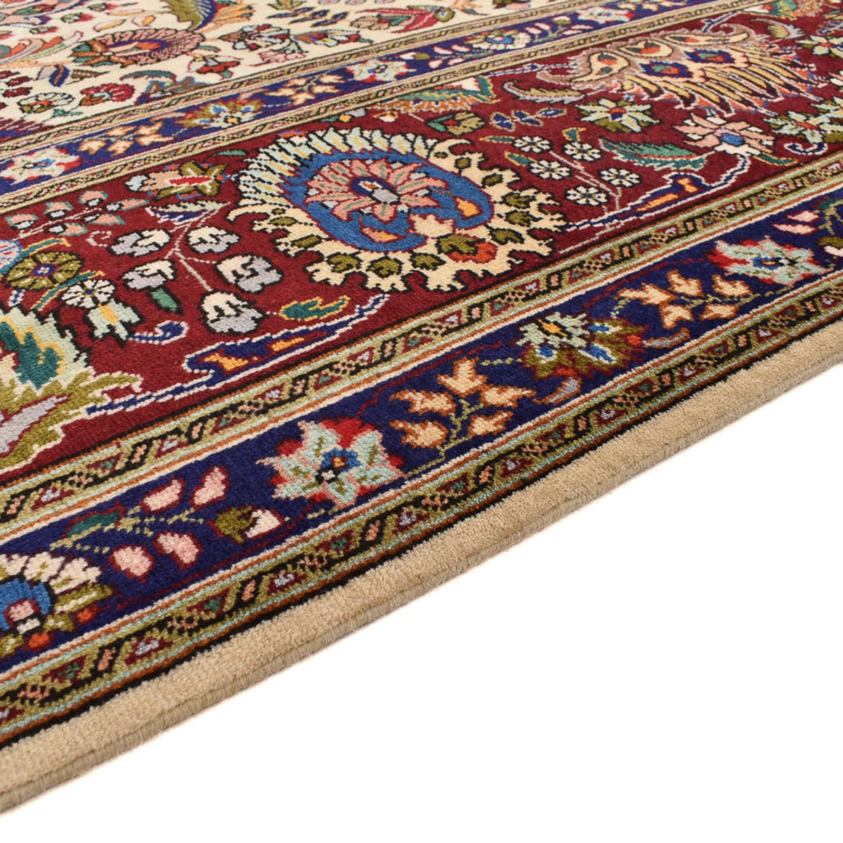 Persisk tæppe - Tabriz - Royal - 367 x 252 cm - beige